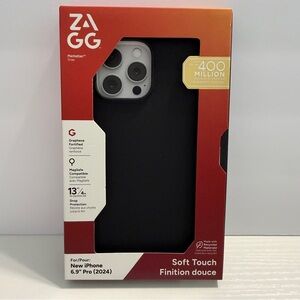 🆕 iPhone 6.9” Pro (2024) Case – Graphene Fortified MagSafe Soft Touch